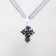 Small Cross - Phoebe-Gray Organza - 1